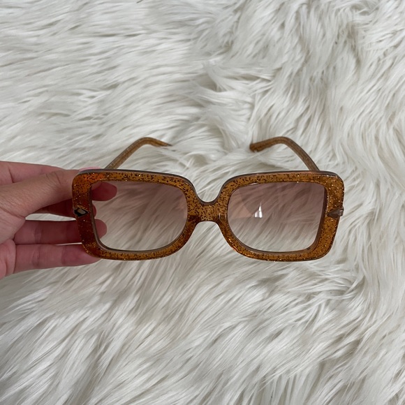 Karen Walker Brown Square Sunglasses main image 3
